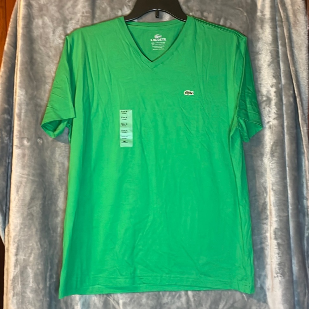 BNWT Lacoste V-neck T-shirt